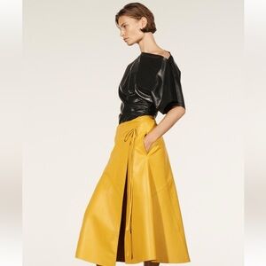 New Zara limited edition leather top